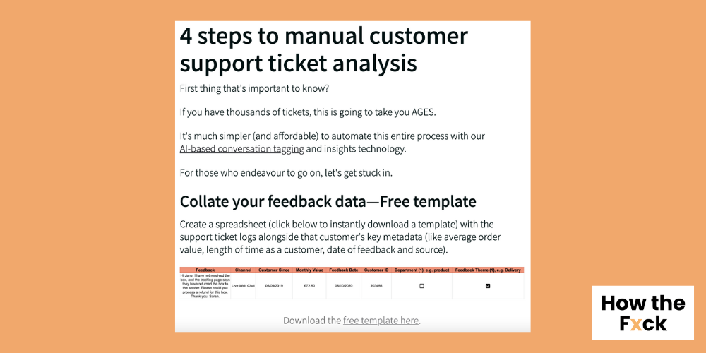 Article written for SentiSum about support ticket analysis