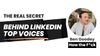 how to get a linkedin top voice badge