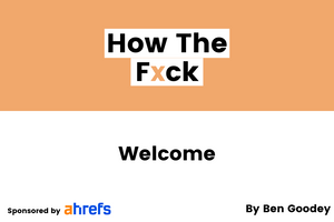 Welcome—come on in