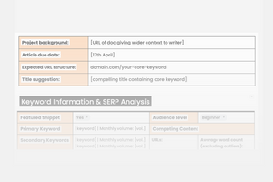 The Ultimate SEO Content Brief Template (+8 Experts Give Advice)