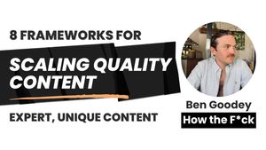Scaling Quality Content: 8 SEO Frameworks